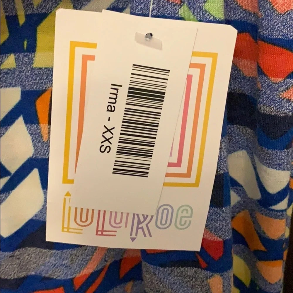 ❤️ FINAL PRICE ❤️ NWT! Women’s Lularoe Irma Size XXS - Picture 3 of 4
